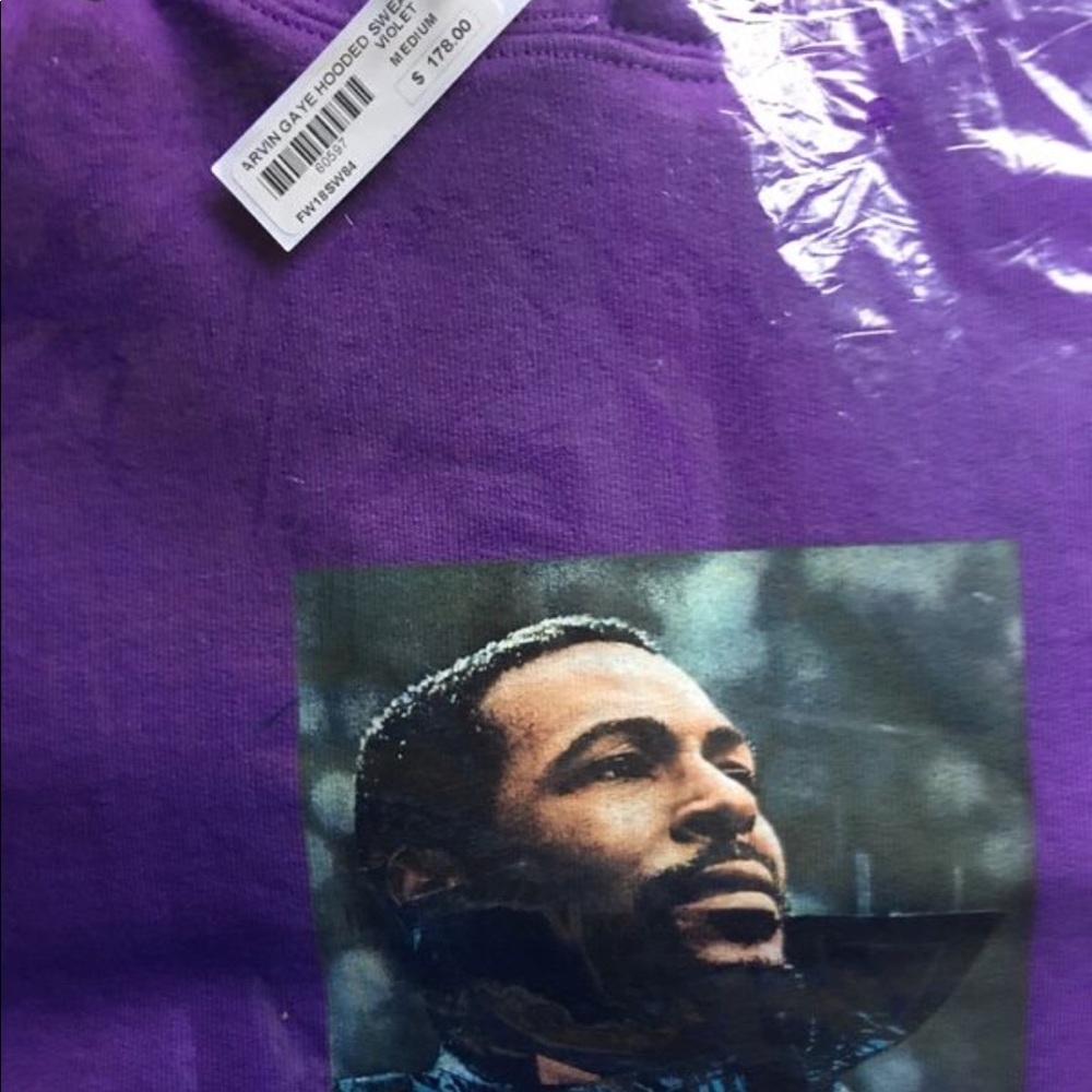 Supreme Marvin Gaye Hooded Sweatshirt - Picture 2 of 3